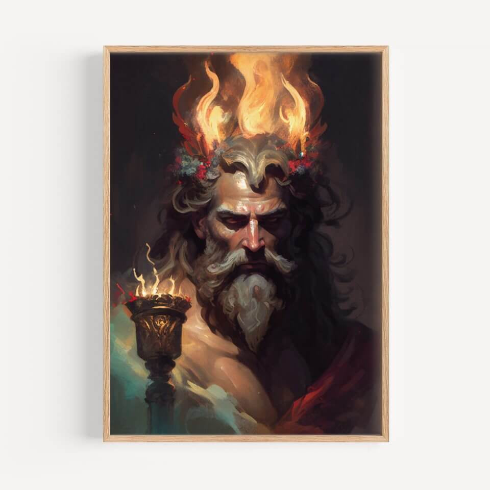 Hades Greek God Art Print