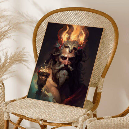 Hades Greek God Art Print