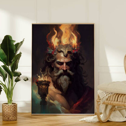 Hades Greek God Art Print