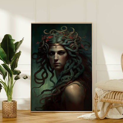 Medusa Greek Goddess Art Print