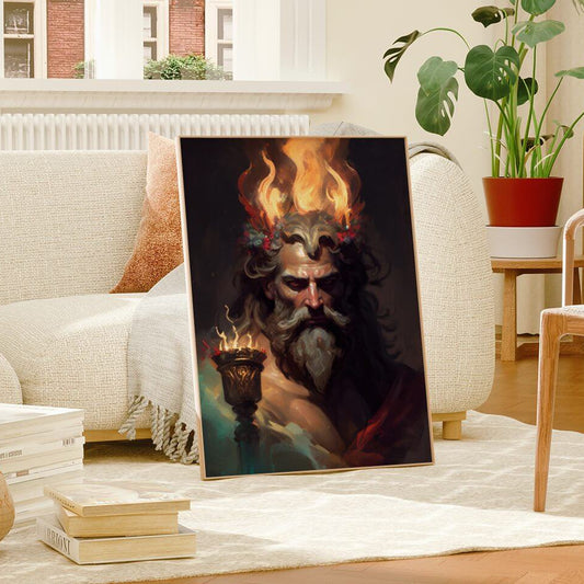 Hades Greek God Art Print