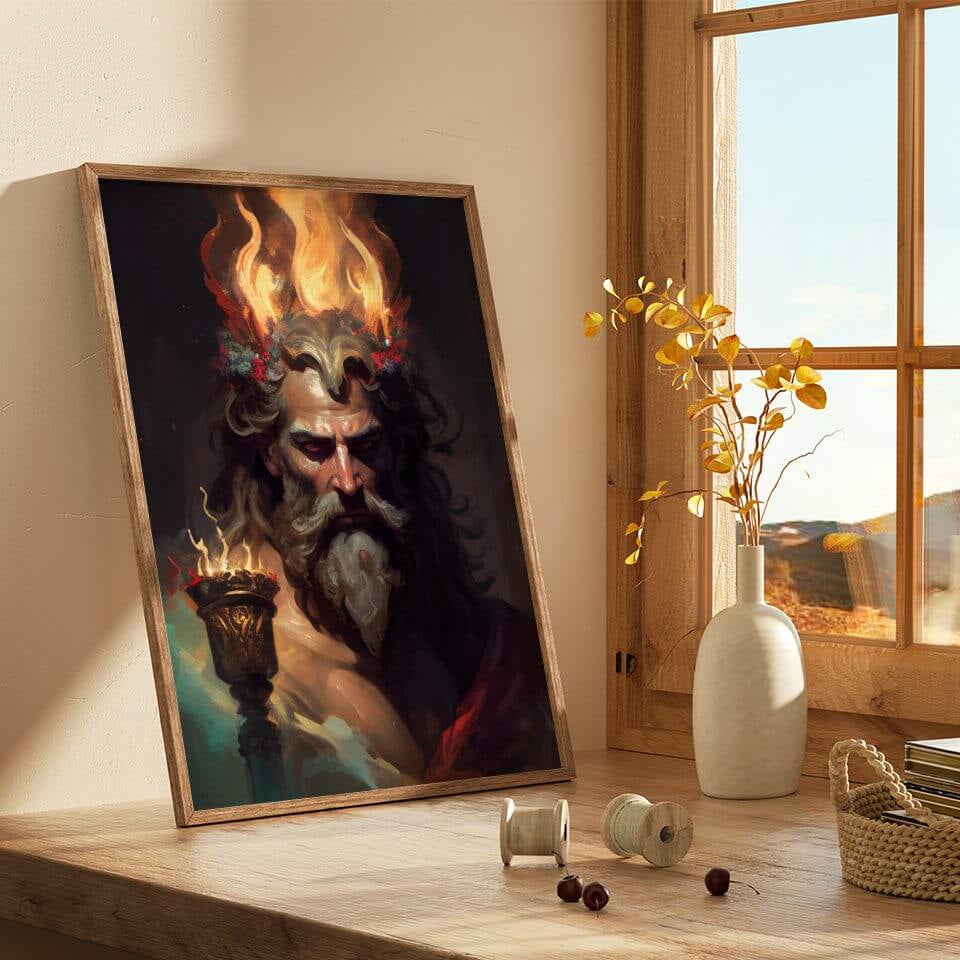 Hades Greek God Art Print