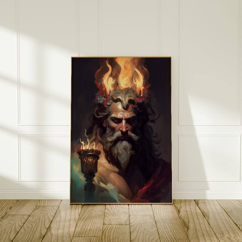 Hades Greek God Art Print