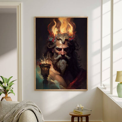 Hades Greek God Art Print