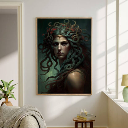 Medusa Greek Goddess Art Print