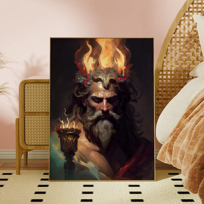 Hades Greek God Art Print