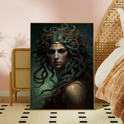 Medusa Greek Goddess Art Print