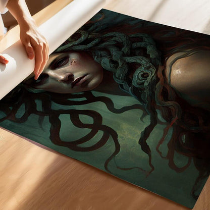 Medusa Greek Goddess Art Print