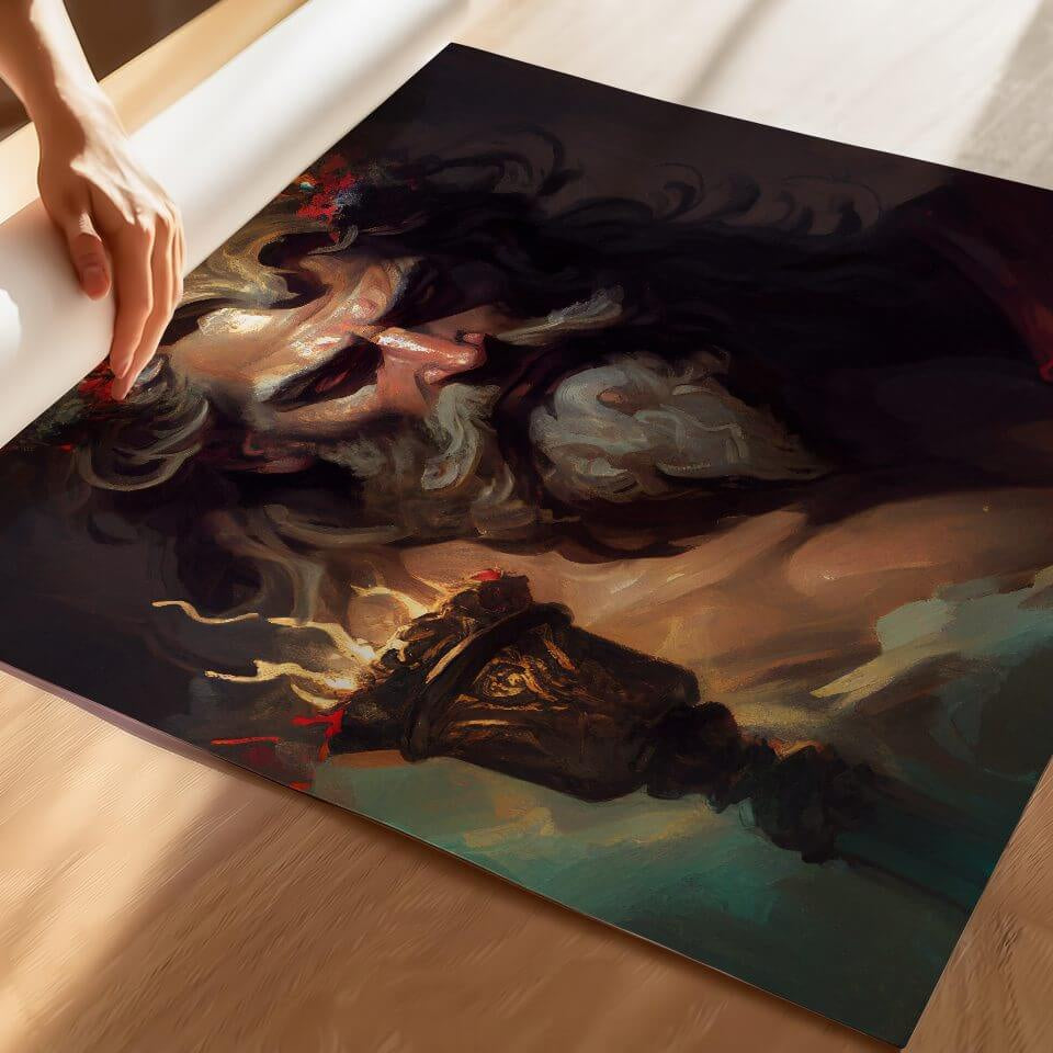 Hades Greek God Art Print